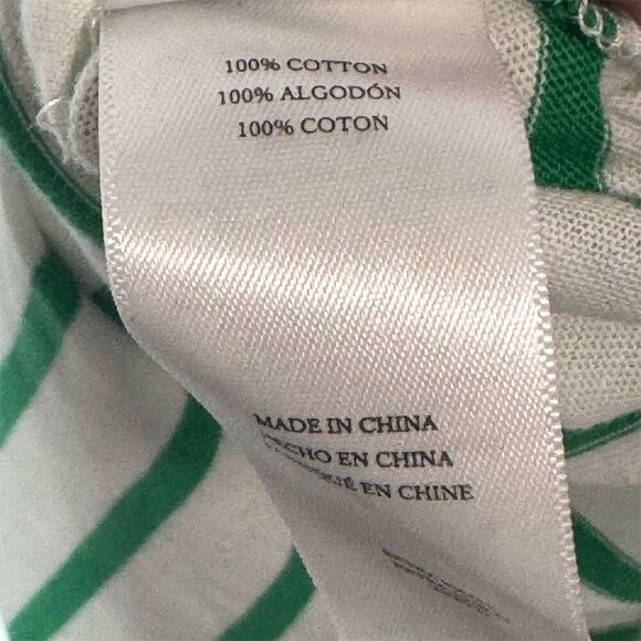 Rails Meg Dress XS Green White Sailor Stripe Tank Midi Dress NWT $138 Cotton - Picture 8 of 9